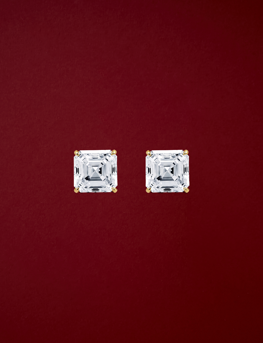 Brinco Stud Asscher