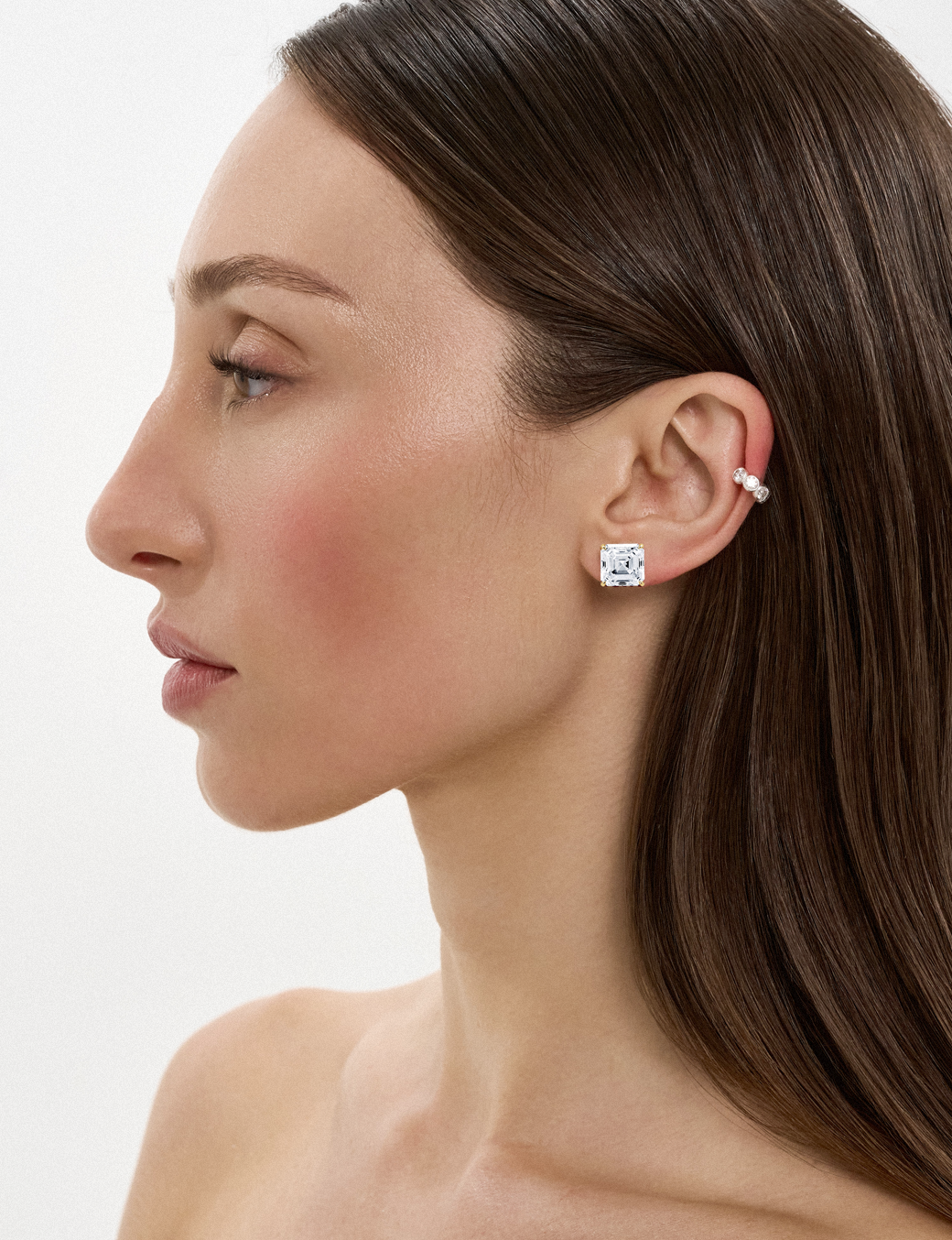 Brinco Stud Asscher