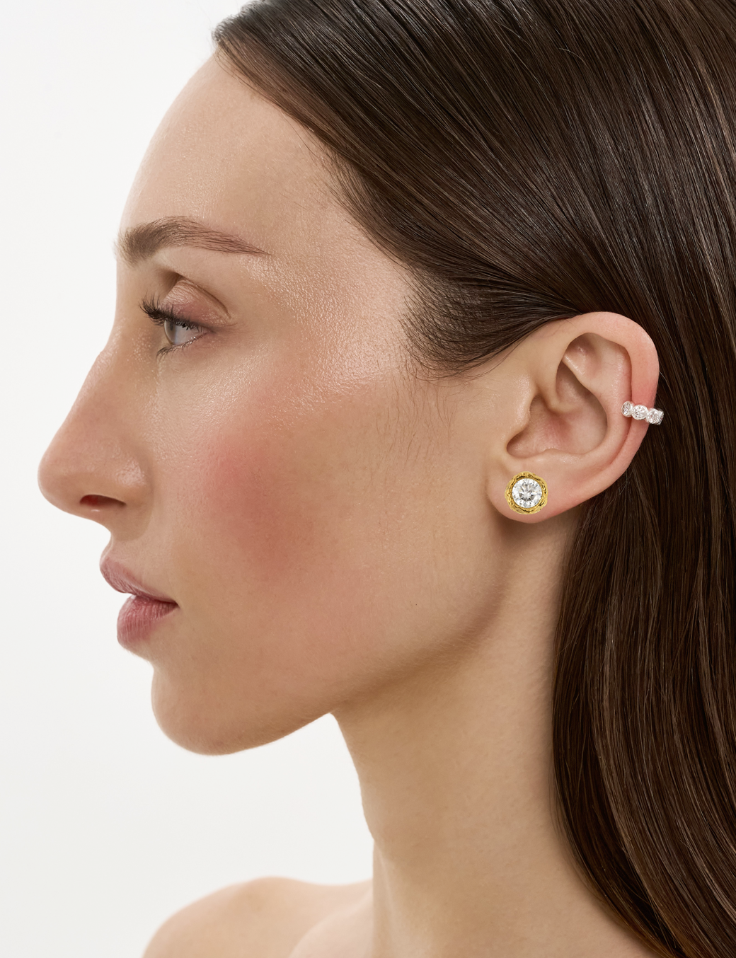 Brinco Bezel Brilhante