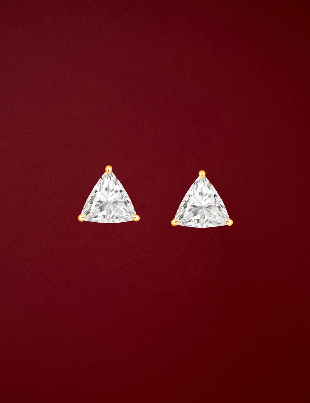 Brinco Stud Triangle
